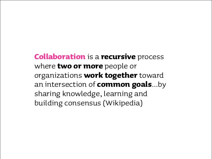 Collaboration Techniques that really work