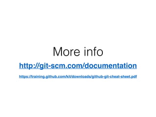 Collaborative development with git | PDF