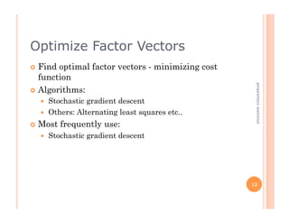 Introduction to Matrix Factorization Methods Collaborative Filtering | PDF