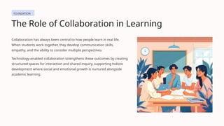 Collaborative Learning Technology and Redefining Indian Classrooms at ...