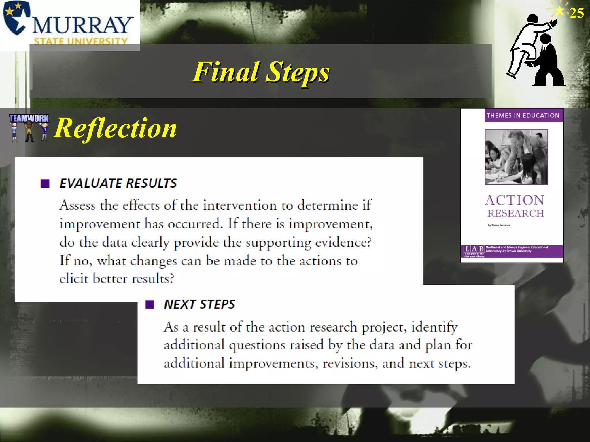 Final Steps Reflection 