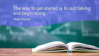 The way to get started is to quit talking
and begin doing.
Walt Disney
2 1 / 8 / 2 0 2 3 C o l l a b o r a t i v e A p p r o a c h i n M a t h e m a t i c s P e d a g o g y 7
 