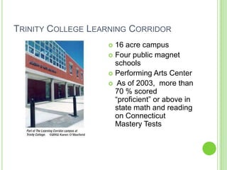 Trinity College Learning Corridor16 acre campus