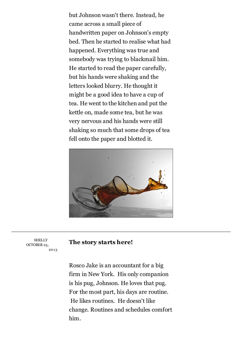 Digital Storytelling for Teachers. Collaborative chain stories