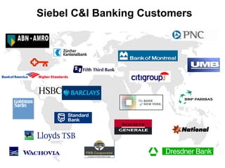 Siebel C&I Banking Customers 
