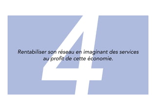 M4ake your network more pr 
ofitable 
by creating services for the collaborative economy. 
 