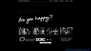 http://theareyouhappyproject.org/
 