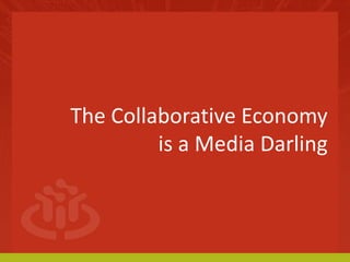 Disruption Data: The Collaborative Economy Enables P2P Commerce