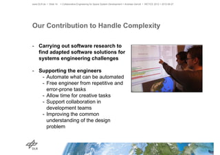 Collaborative engineering solutions and challenges in the development ...