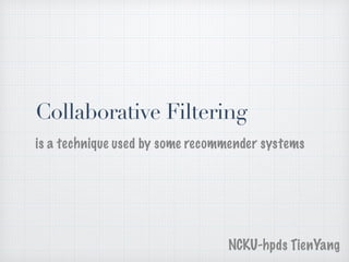 Collaborative filtering | PDF