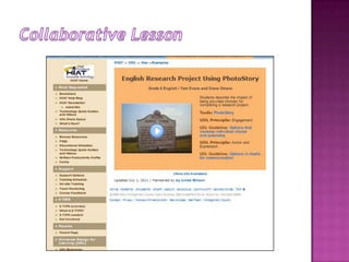 Collaborative Lesson