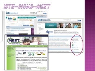 ISTE—SIGMS--MSET