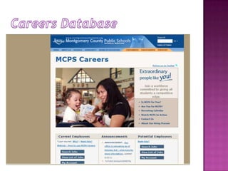 Careers Database