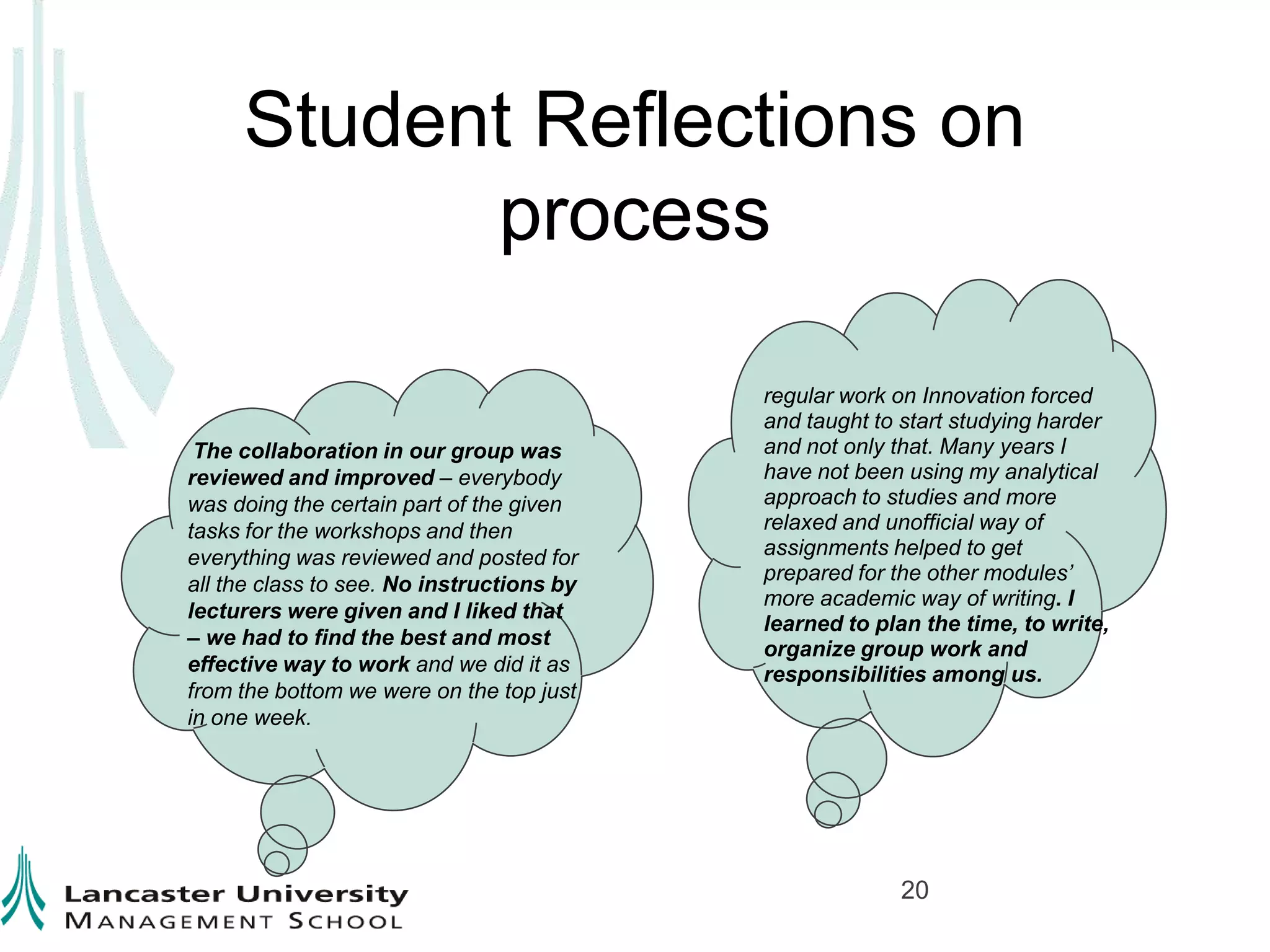 Innovation SearchBased on LUVLE platform until 20069