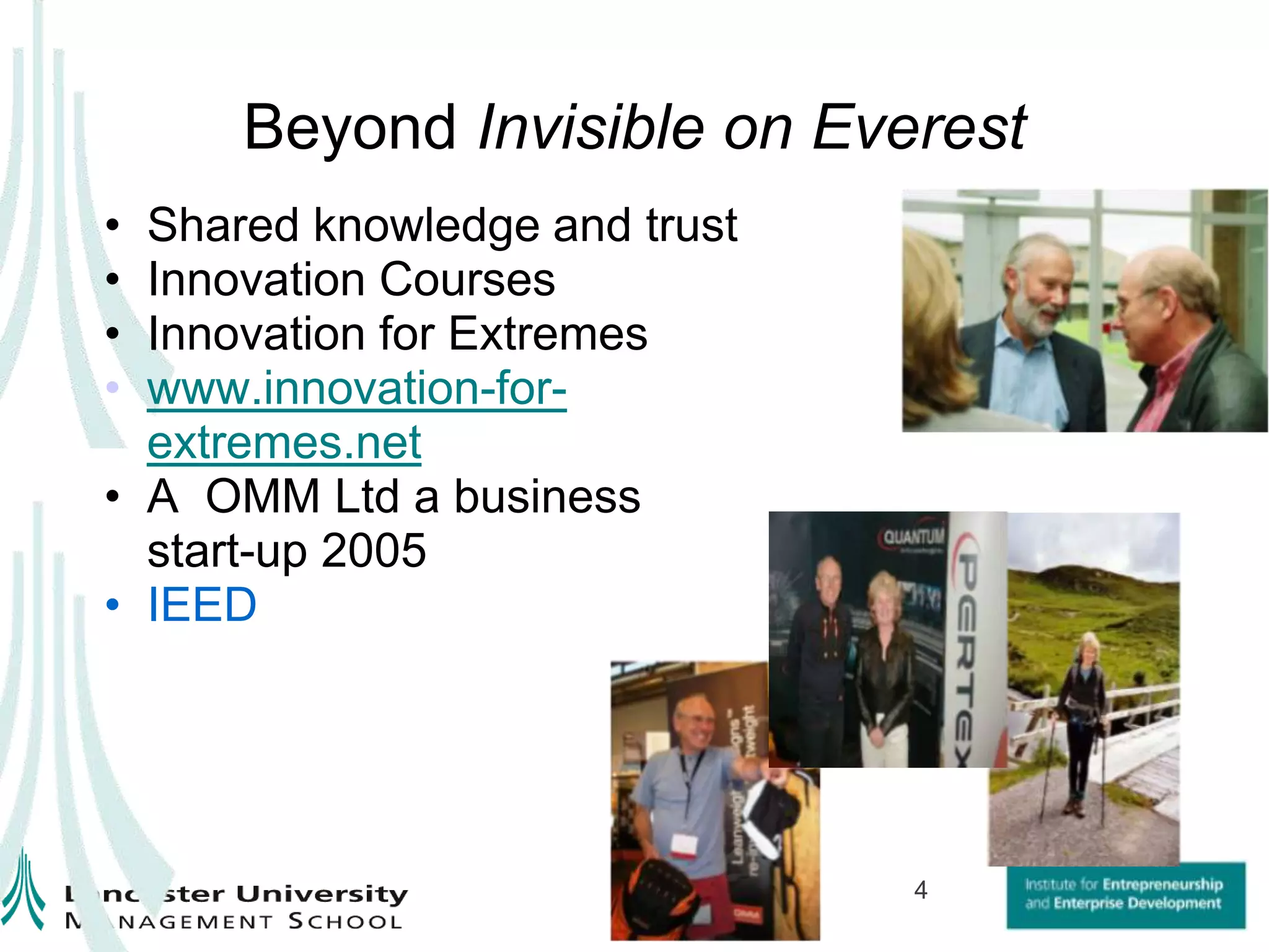 We represent a ‘new combination’