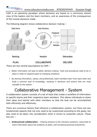 Collaborative management | PDF