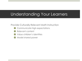 Multicultural Math Presentation | PPTX