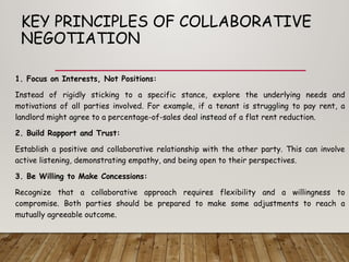 Collaborative Negotiation Examples Collaborative Negotiation, Crisis Communication, and Impactful Business ...