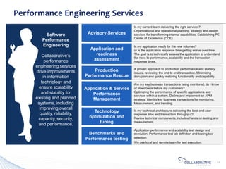 Software Performance Engineering Services | PDF