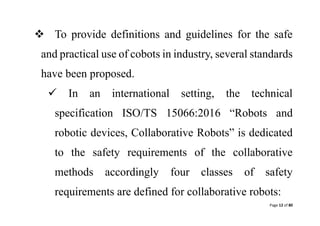 Collaborative robots final paper | PDF