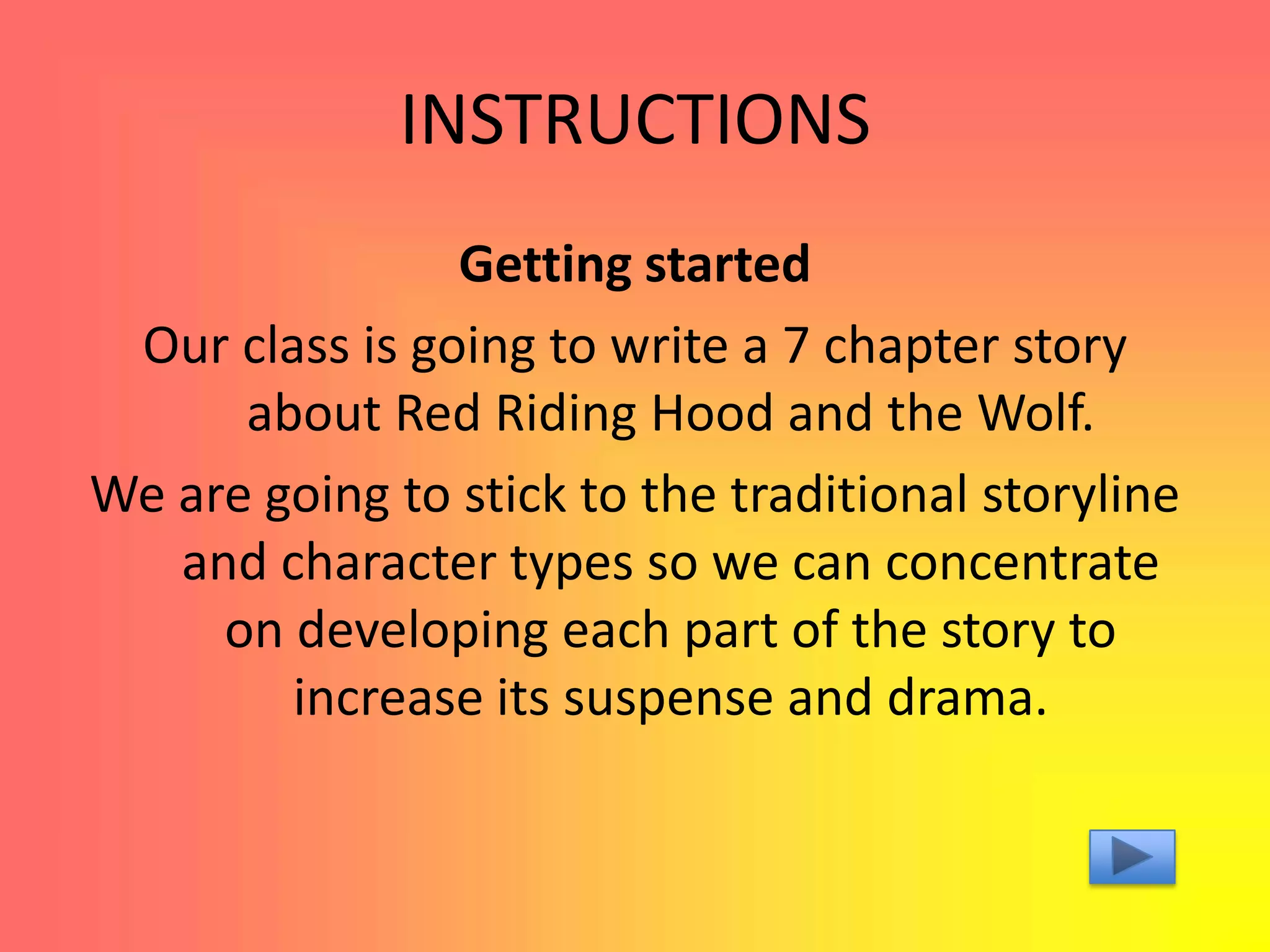 Collaborative story instructions | PPTX