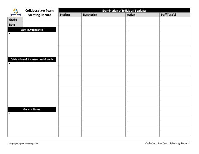team template