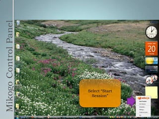 Mikogo Control PanelSelect “Start Session”