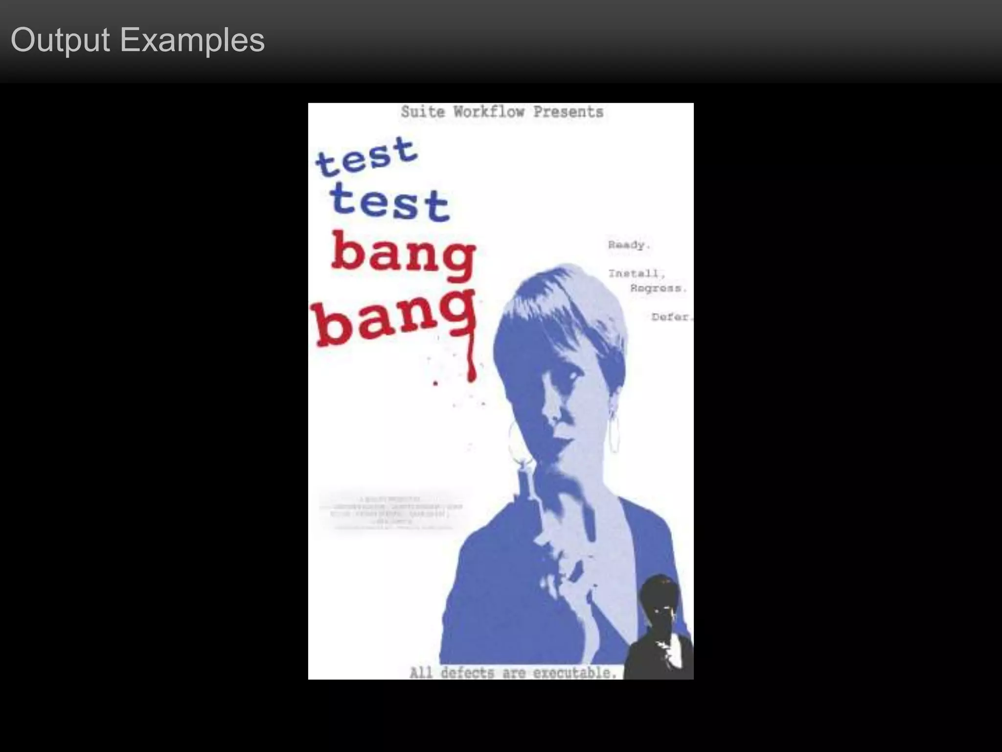 Team Exploratory Testing Time based exploratory test charters are run by individuals, but may be planned by the entire team. Larger team can prioritize, create, review and improve over time.