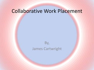 Collaborative Work Placement By, James Cartwright 