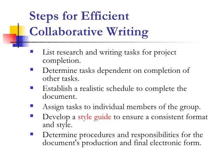 Collaborative Writing