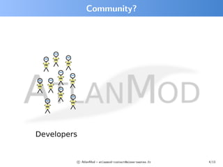 Community?




c AtlanMod – atlanmod-contact@mines-nantes.fr   4/13
 