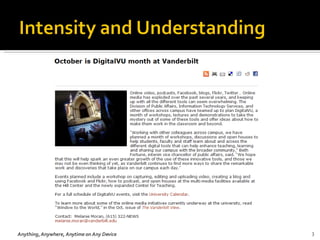 Anything, Anywhere, Anytime on Any Device 