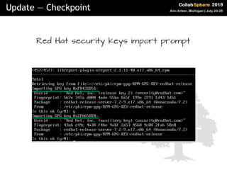 Red Hat security keys import prompt
Update — Checkpoint
 