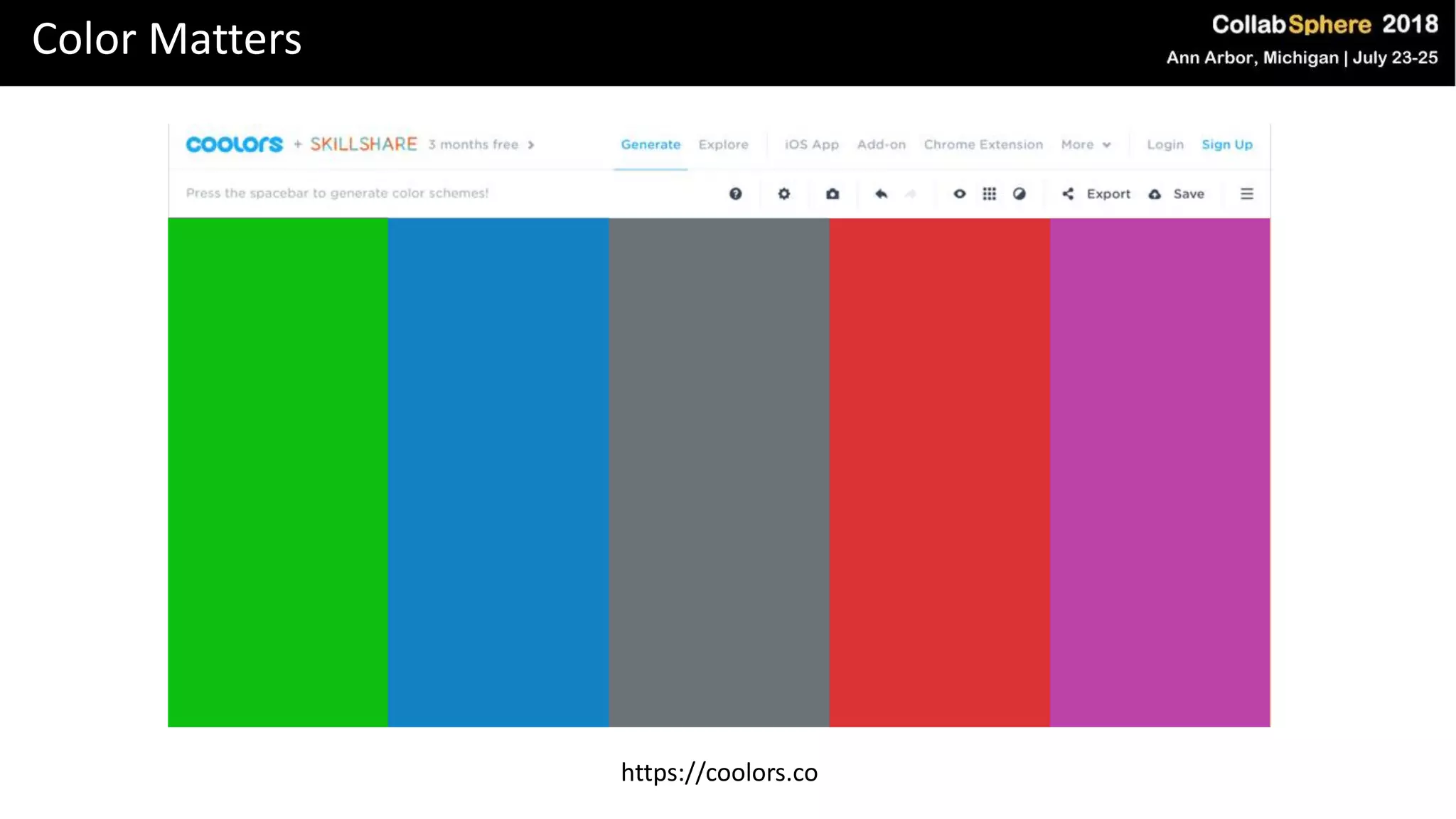 Color Matters
https://coolors.co
 