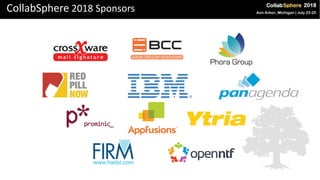 CollabSphere 2018 Sponsors
 