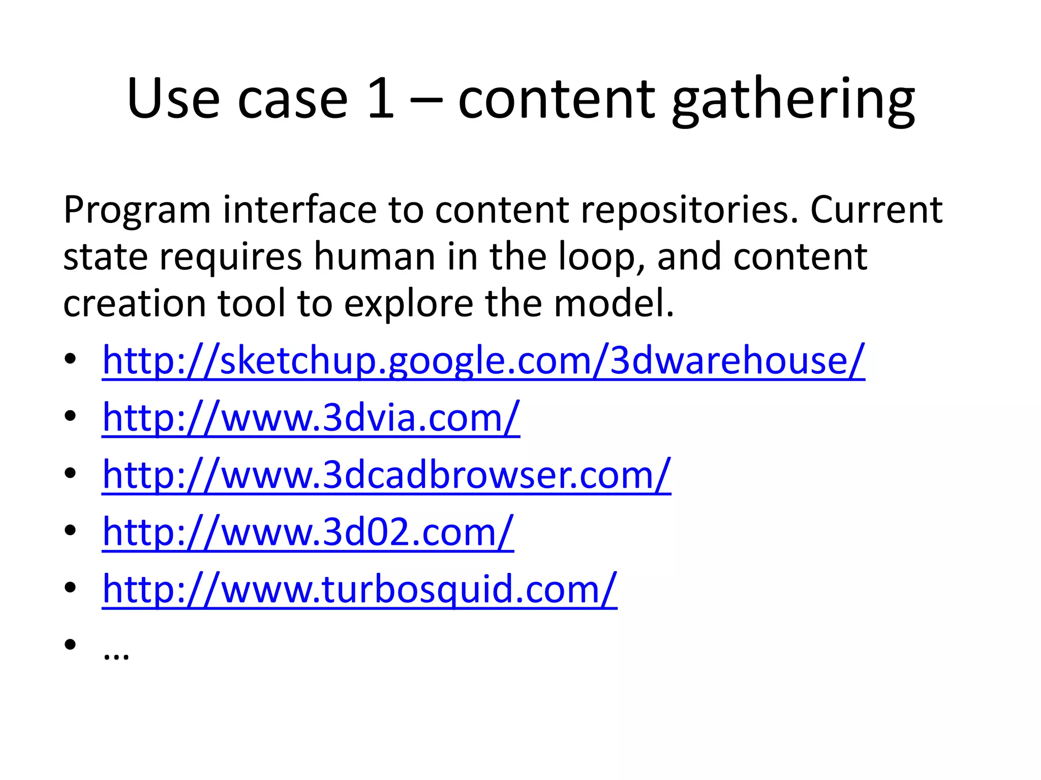methodsPUT and DELETE are defined to be idempotent - multiple identical requests should have the same effect as a single requestPOST is not necessarily idempotent, and therefore sending an identical POST request multiple times may further affect state or cause further side effectsSee also HEAD, OPTIONS and TRACE methodsPotential use:http://www.w3.org/Protocols/rfc2616/rfc2616-sec9.html