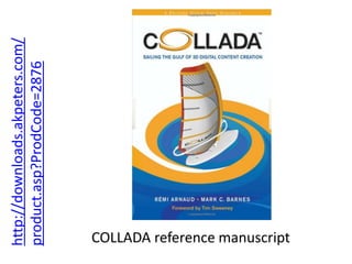 http://downloads.akpeters.com/product.asp?ProdCode=2876COLLADA reference manuscript  
