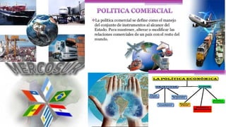 Collage Politica Comercial