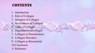 COLLAGEN.pptx Collagen – Definition, Structure, Types, Functions | PPTX