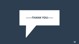 62
-------THANK YOU------
 