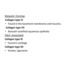 Collagen fibers | PPTX