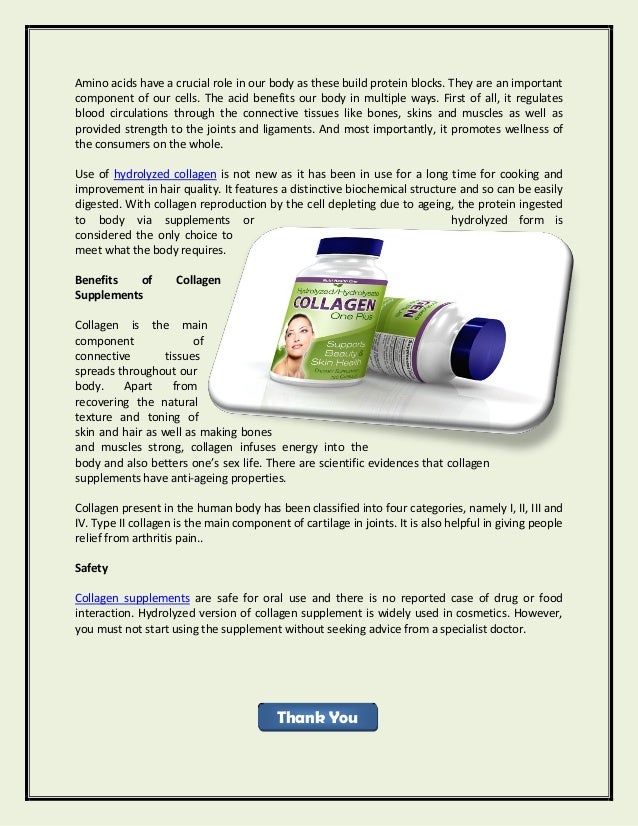 Collagen Supplements Different Forms & Benefits