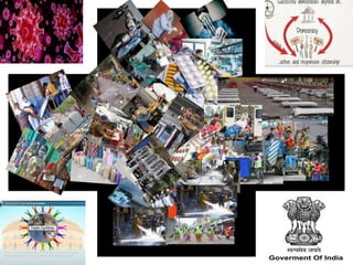 Collage on public facilties during covid  - 19