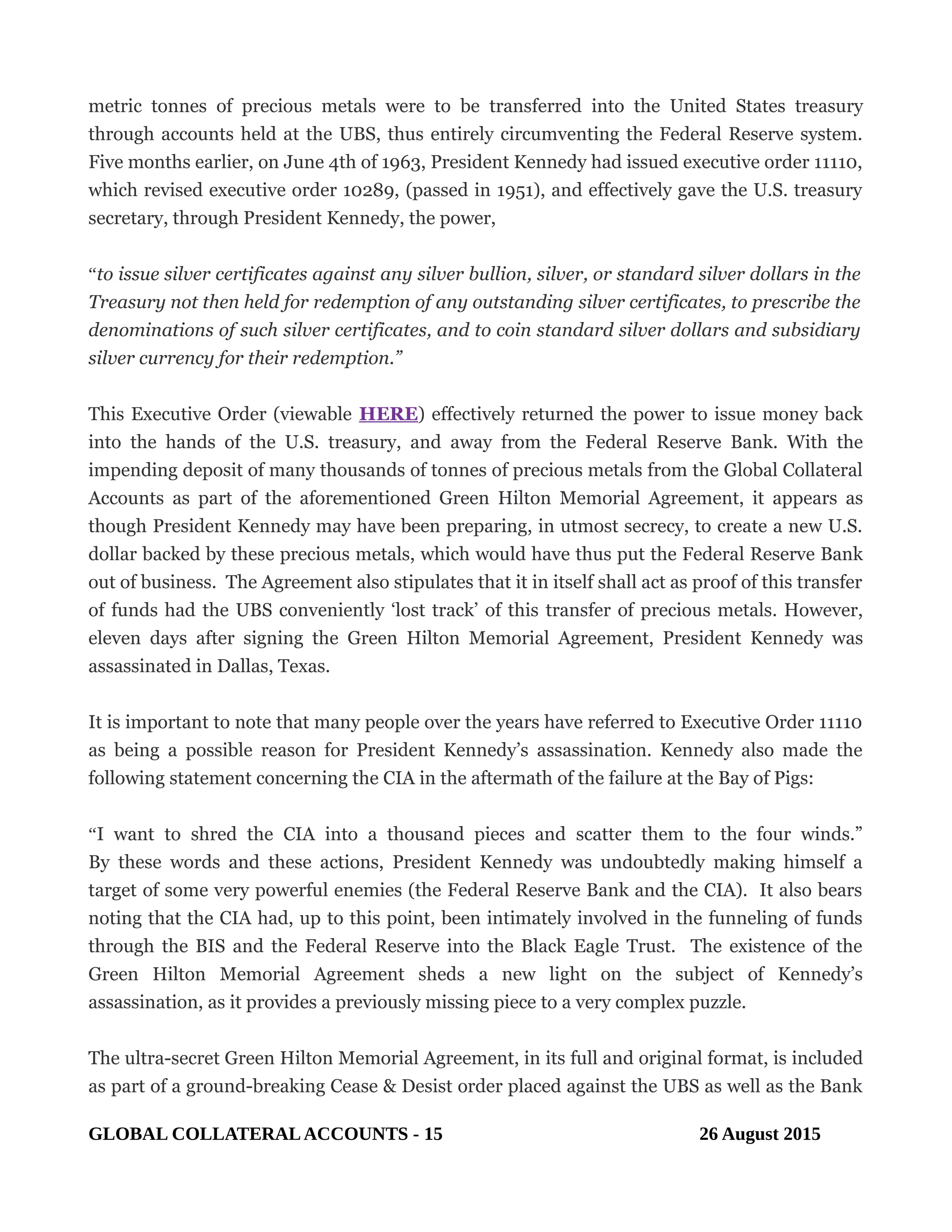 WHAT ARE GLOBAL COLLATERAL ACCOUNTS | PDF