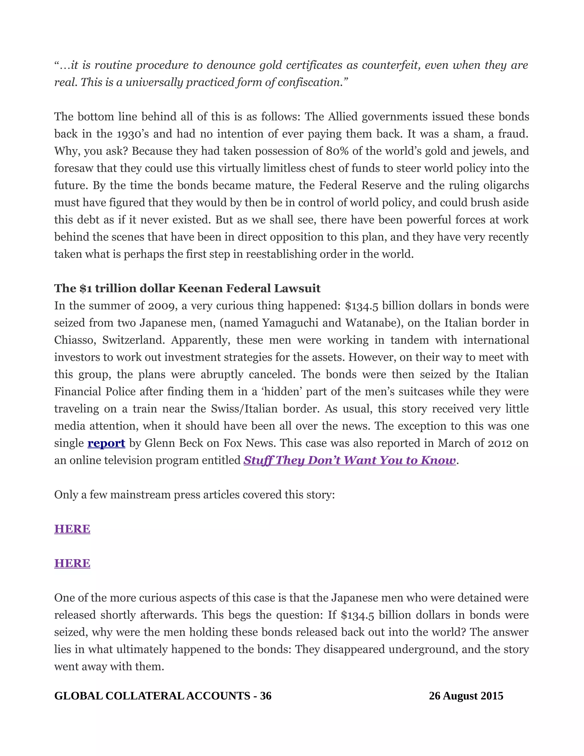 WHAT ARE GLOBAL COLLATERAL ACCOUNTS | PDF