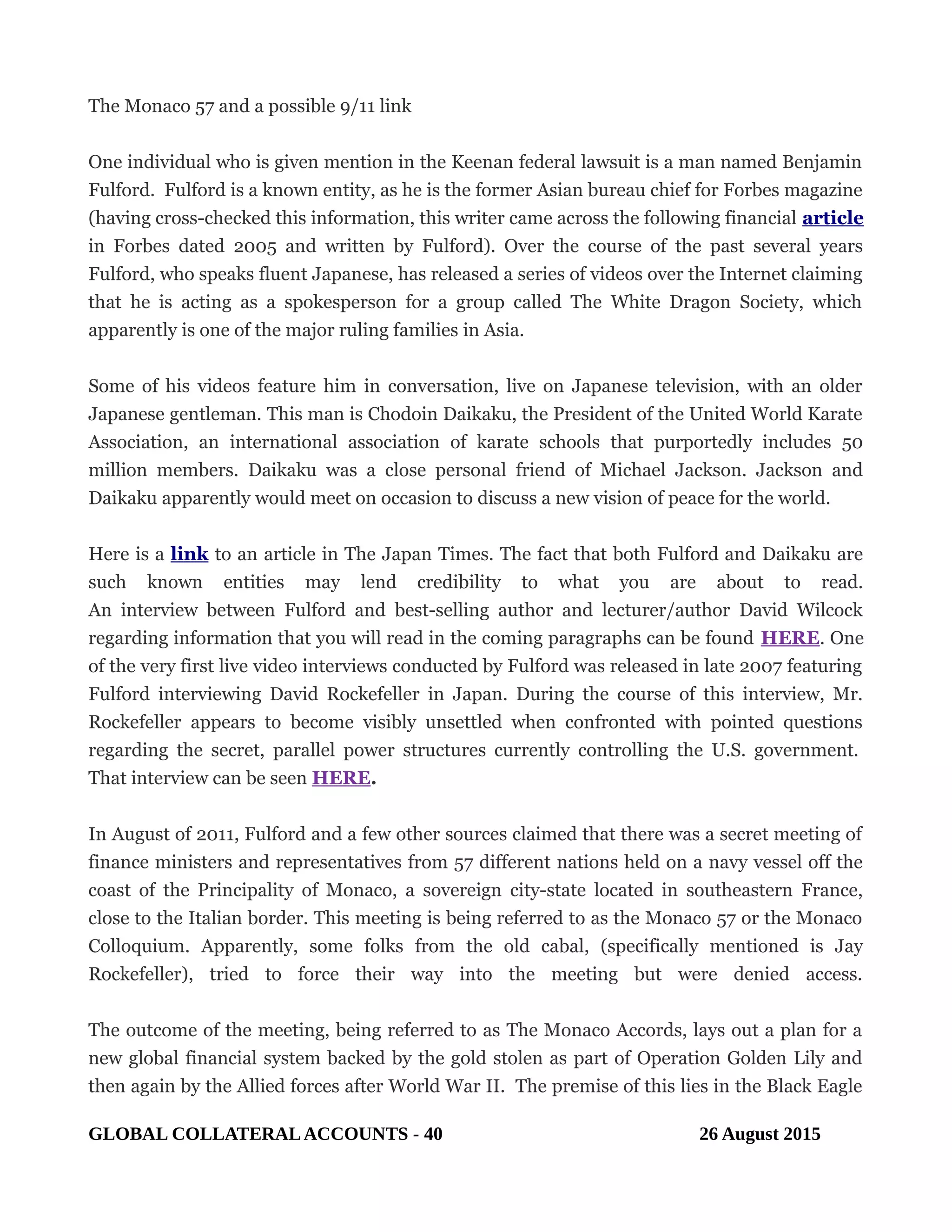 WHAT ARE GLOBAL COLLATERAL ACCOUNTS | PDF