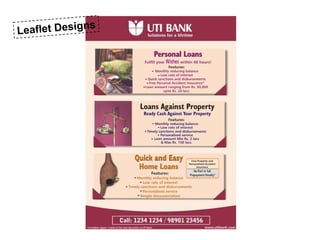 s
Leaflet Design
 
