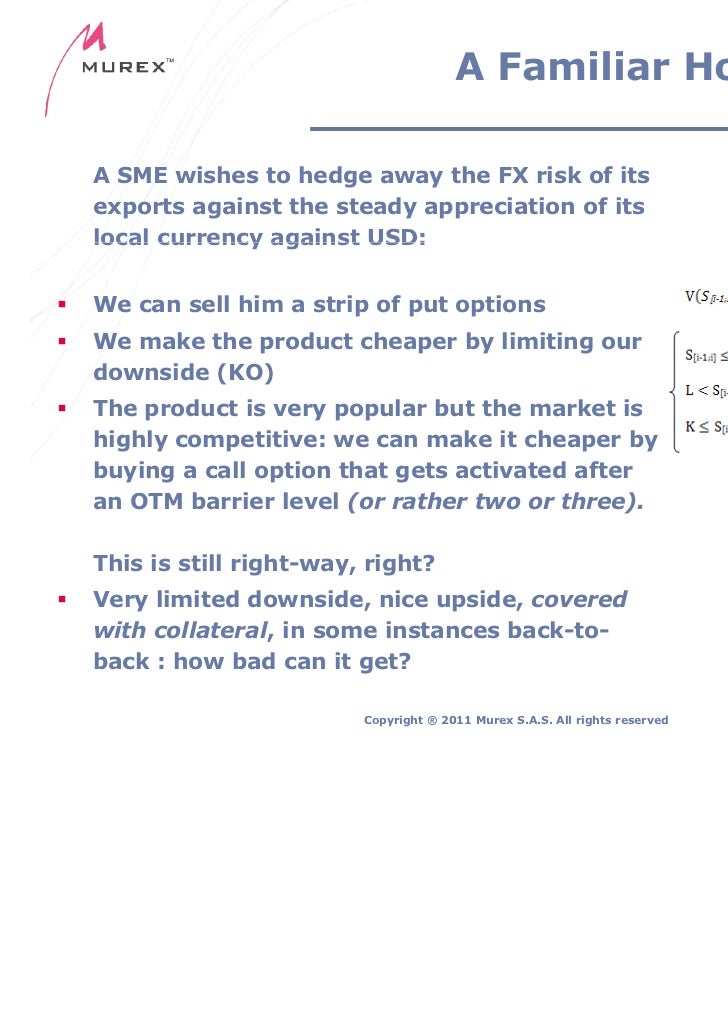 Fx options murex