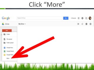 Click “More”
 