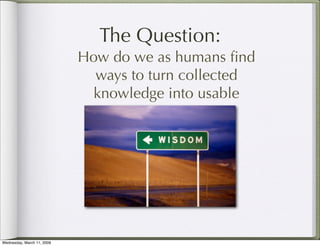 Collecting Knowledge